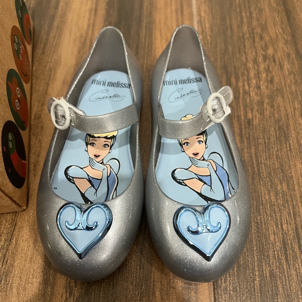Mini Melissa Girl’s Jelly Flats Cinderella